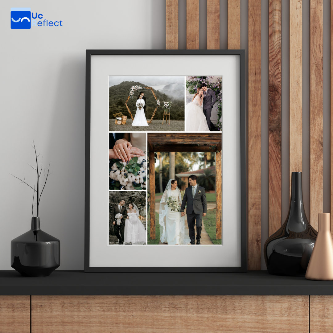 Elegant Wedding Collage Photo Frame – Capture Your Special Moments