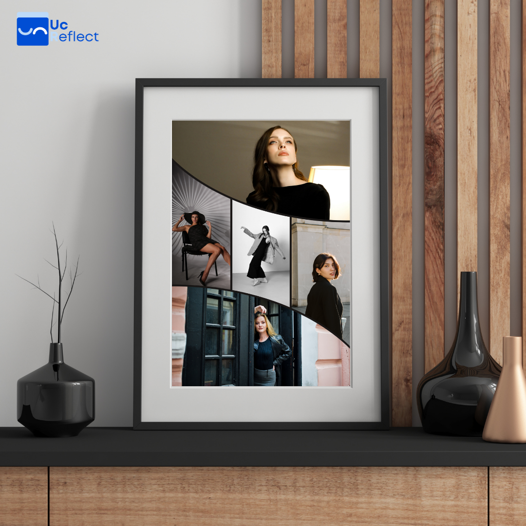 Modern Fashion Collage Photo Frame – Stylish Multi-Photo Display