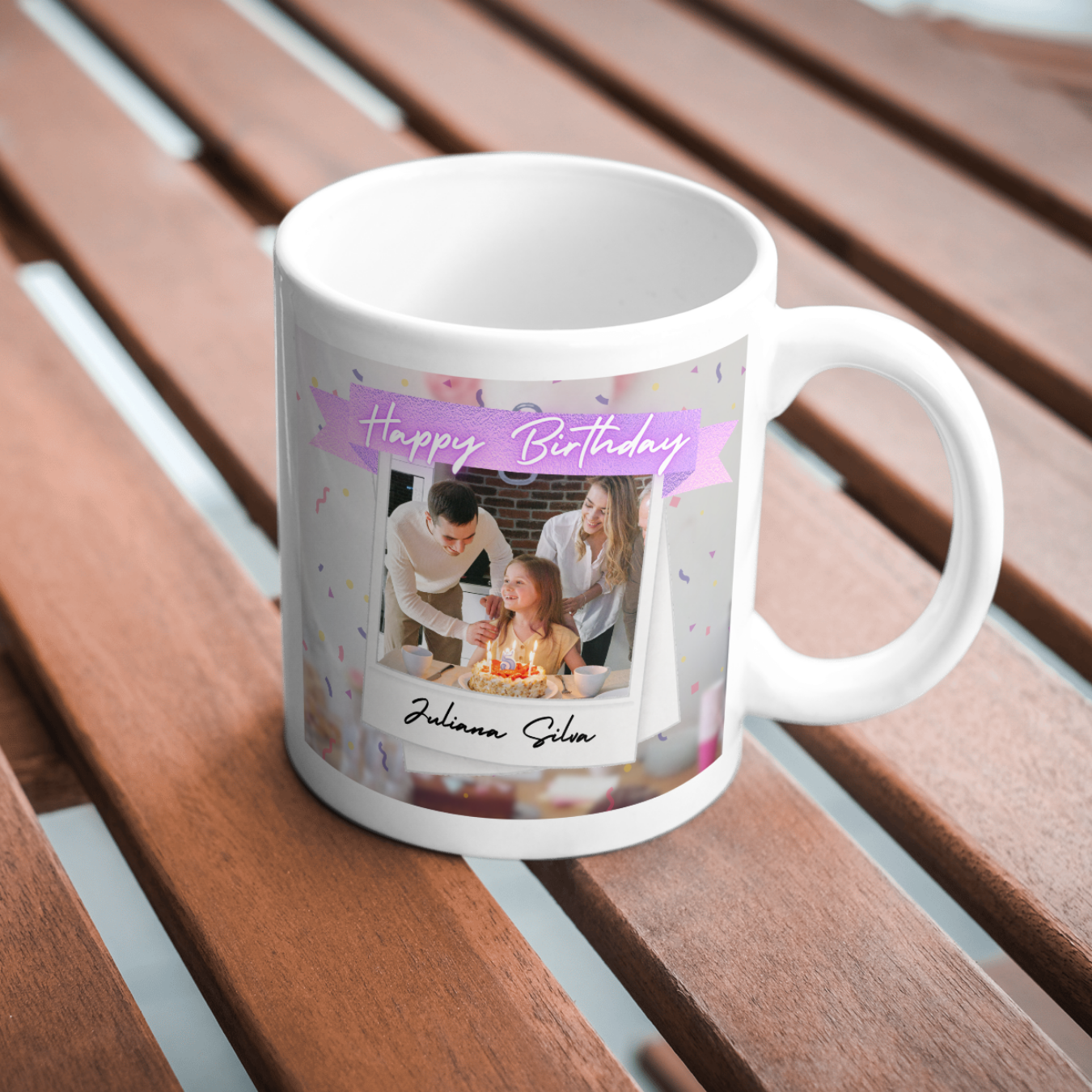 Custom Printed Coffee Mug – Add Your Photo or Text