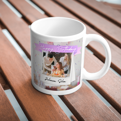 Custom Printed Coffee Mug – Add Your Photo or Text