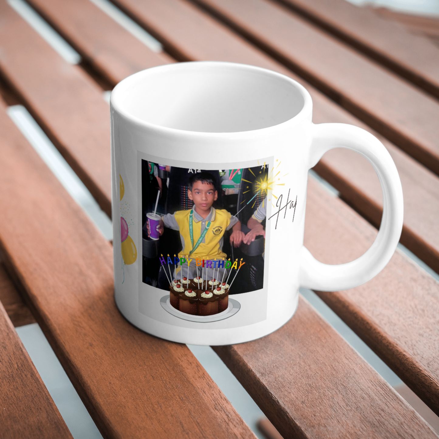 Custom Printed Coffee Mug – Add Your Photo or Text