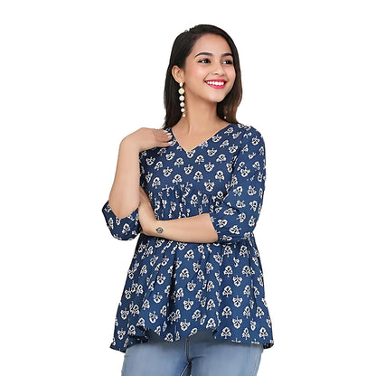 Women Flower Printed Shirt || Tops for Women || Western Tops for Woman Stylish || Trendy