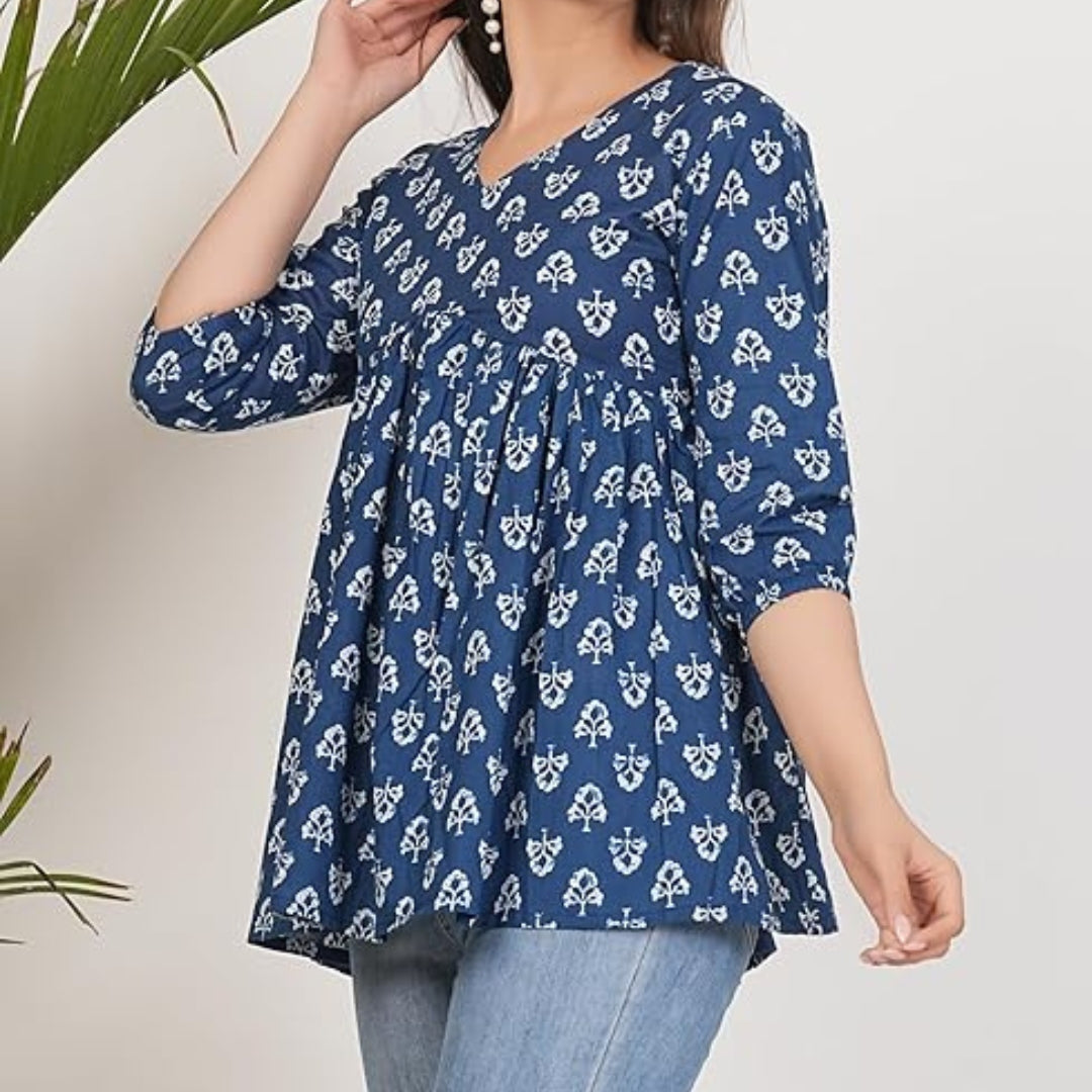 Women Flower Printed Shirt || Tops for Women || Western Tops for Woman Stylish || Trendy